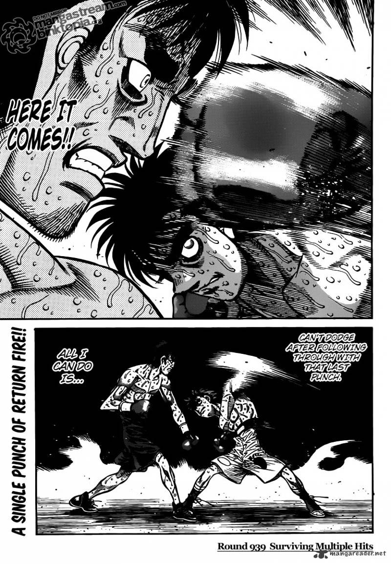 Hajime no Ippo: Fighting Spirit, Chapter 939 image 01
